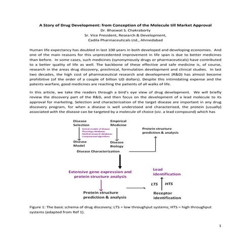 A story of drug development | PDF
