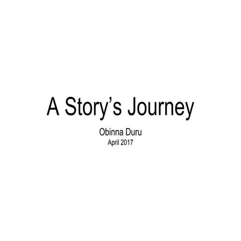 A Story’s Journey