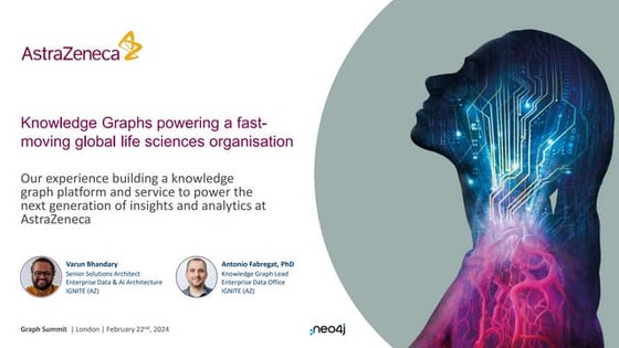 ASTRAZENECA. Knowledge Graphs Powering a Fast-moving Global Life Sciences Org...