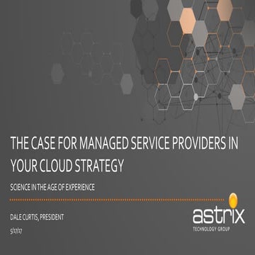 The Case For Managed Service Providers In Your Cloud Strategy