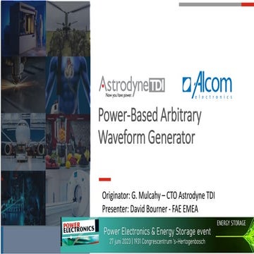 More Electric Aircraft Presentation from Astronics | PPTX