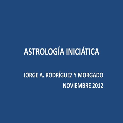 Astrología iniciática