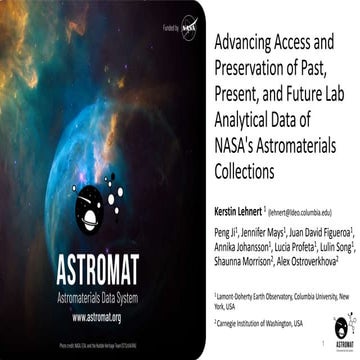Astromat Update on Developments 2021-01-29