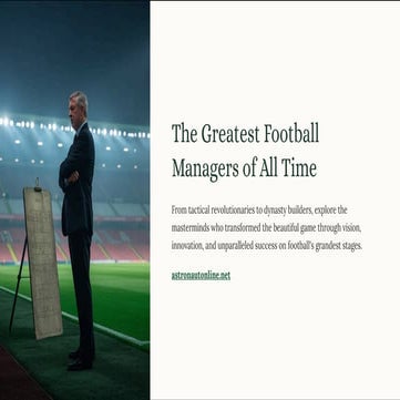 The Greatest Football Managers of All Time | PDF