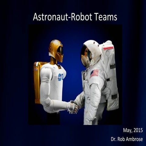 Astronauts and Robots 2015: NASA