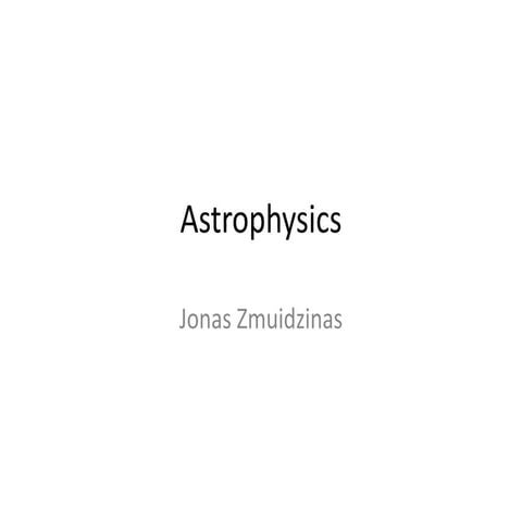 Astronauts and Robots 2015: Jonas Zmuidzinas, JPL