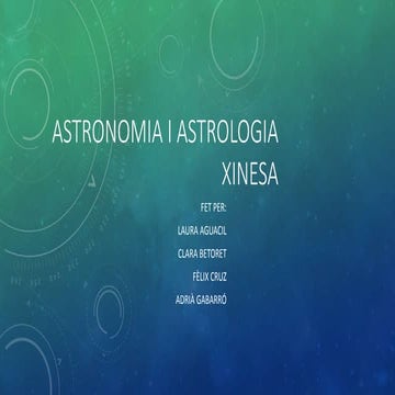 Astronomia i astrologia xinesa