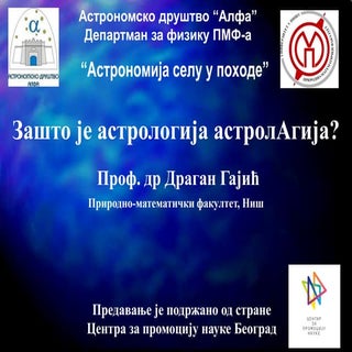 "Zašto je astrologija astrolAgija" ...