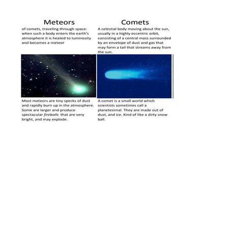Presentation .- meteors | PPTX