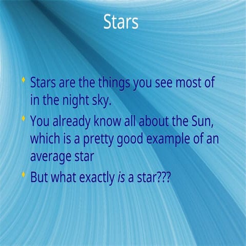 Understanding Stars: Formation, Properties, and Classification in ...