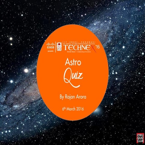 Astroquiz at Technex 2016