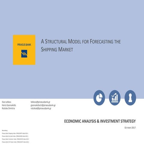 A structural model for forecasting the shipping market