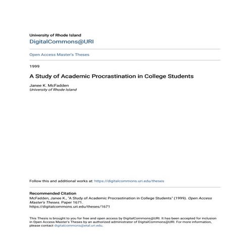 A Study of Academic Procrastination in College Students.pdf