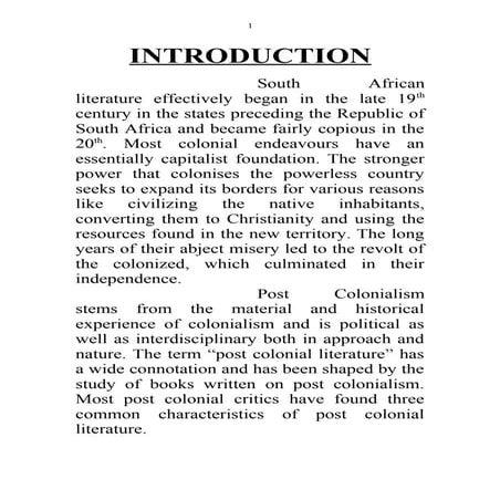 A study of j.m.coetzee