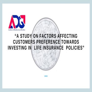 Factors Influencing Customer Preferences in Life Insurance Investments ...