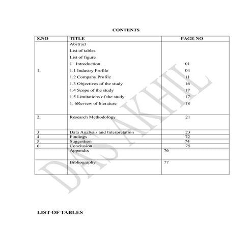 A study on financial performance analysis at cee vee