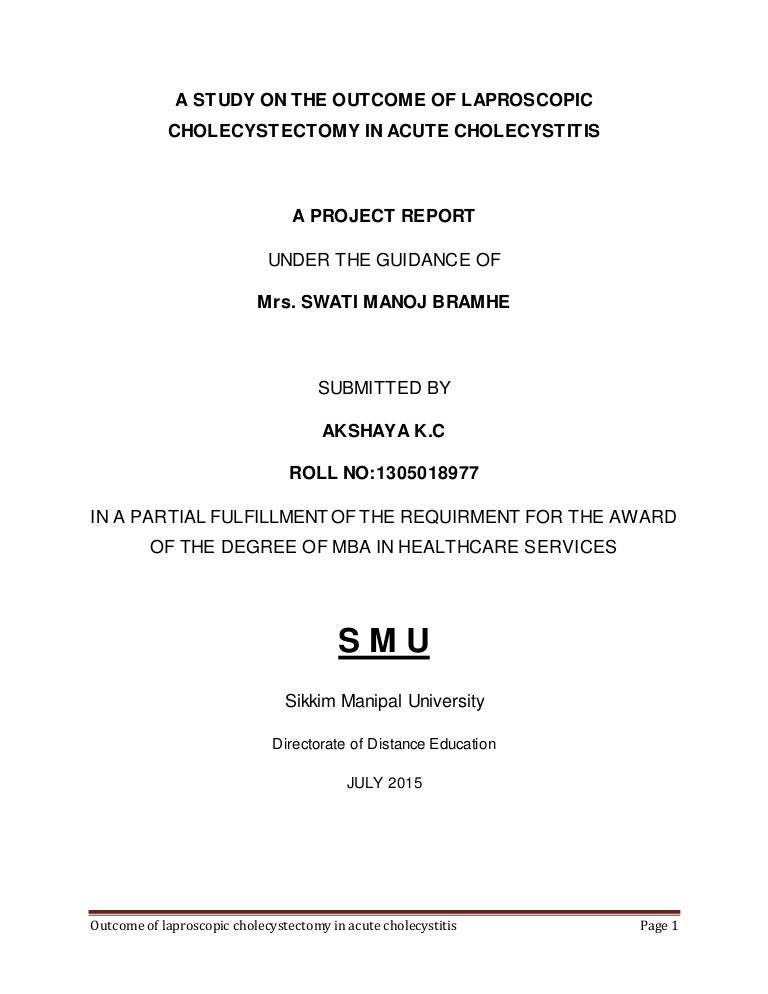 Cholezystektomie postoperative Diät