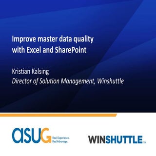 Improve Master Data Quality with Ex...