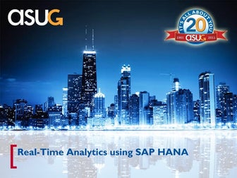 Asug SAP HANA Presentation - Perceptive Technologies SAP