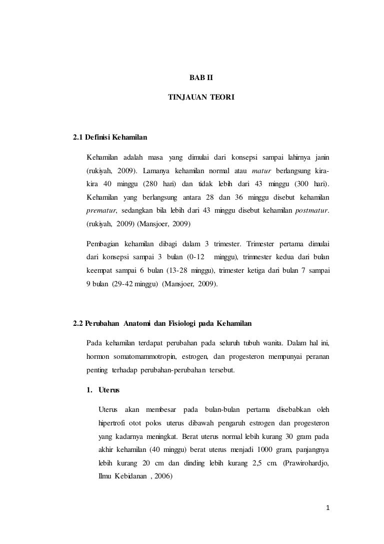 Asuhan Kebidanan Kehamilan