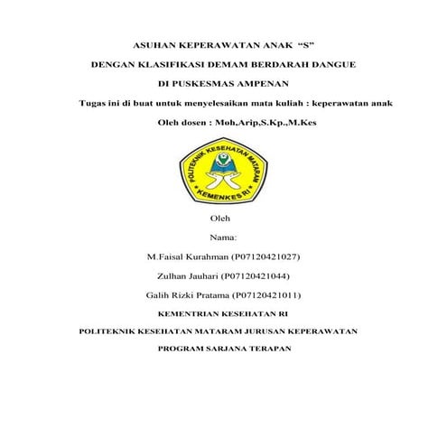 ASUHAN KEPERAWATAN ANAK.docx