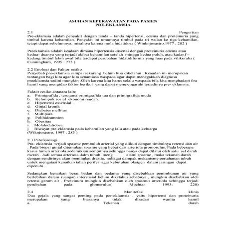 Asuhan keperawatan pada pasien