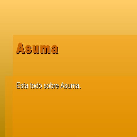 Asuma