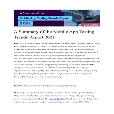 A Summary of the Mobile App Testing Trends Report 2021.pdf