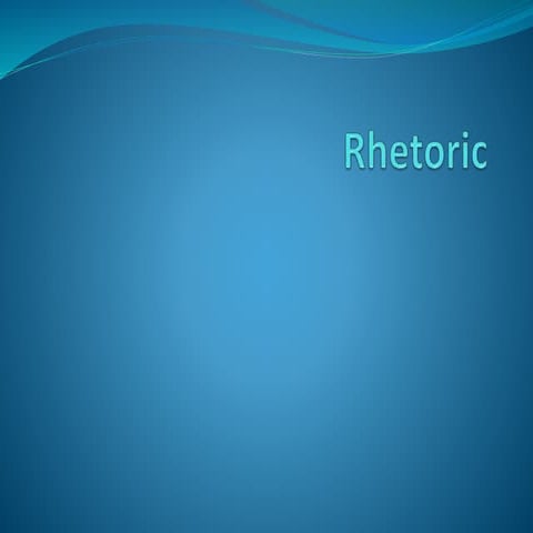 Rhetoric