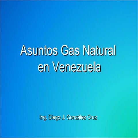 Asuntos gas natural  (Venezuela)