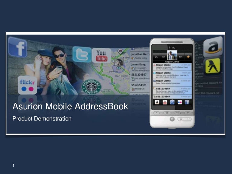 Asurion Mobile AddressBook for Android Phones Expandable, Social Add…