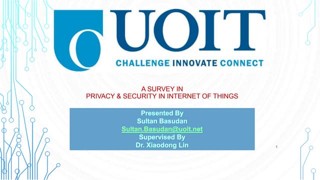 A survey in privacy and security in Internet of Things IOT