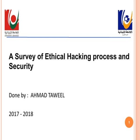 A survey of ethical hacking process and security