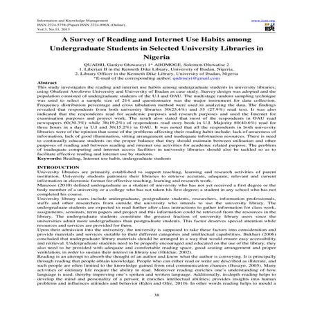 The role of library in educational development | PDF