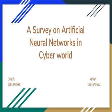 A survey on artificial neural networks in cyber world 