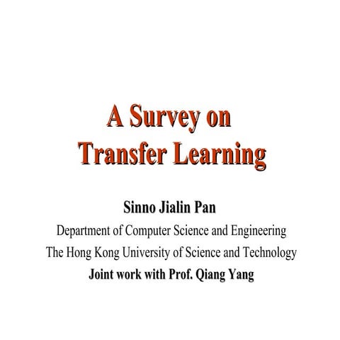 A survey on transfer learning