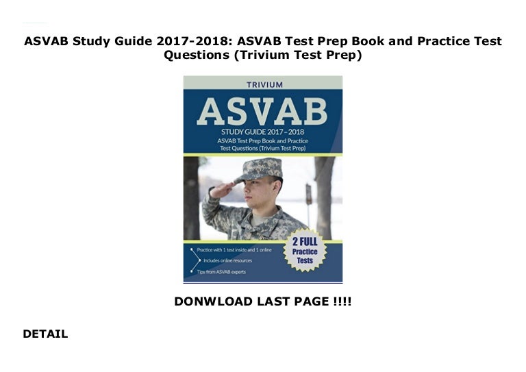 ASVAB Study Guide 20172018 ASVAB Test Prep Book and Practice Test Q…