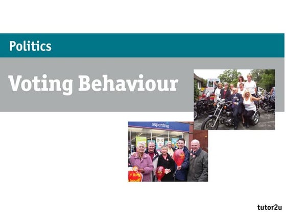 As voting behaviour