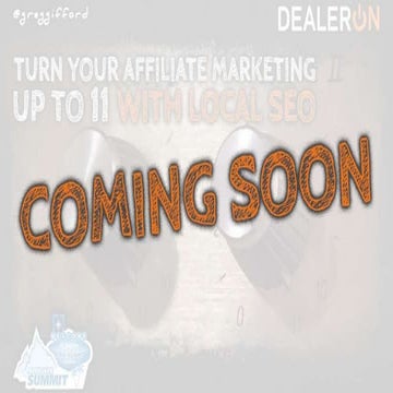 Turn Your Affiliate Marketing Up To 11 With Local SEO