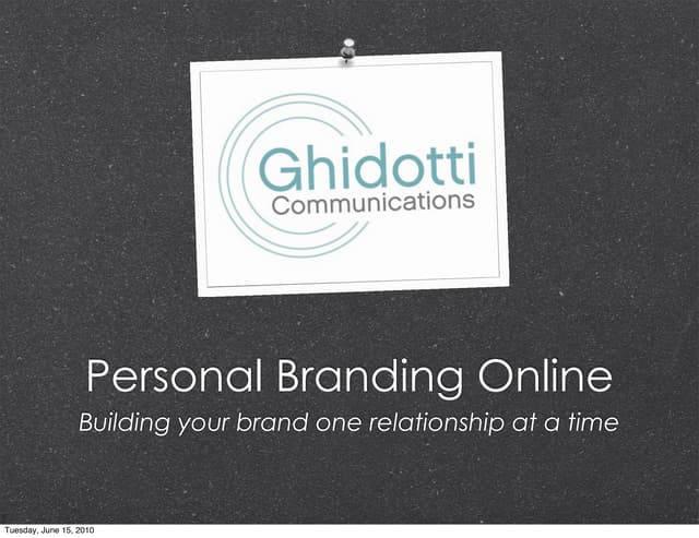 Personal Branding Online