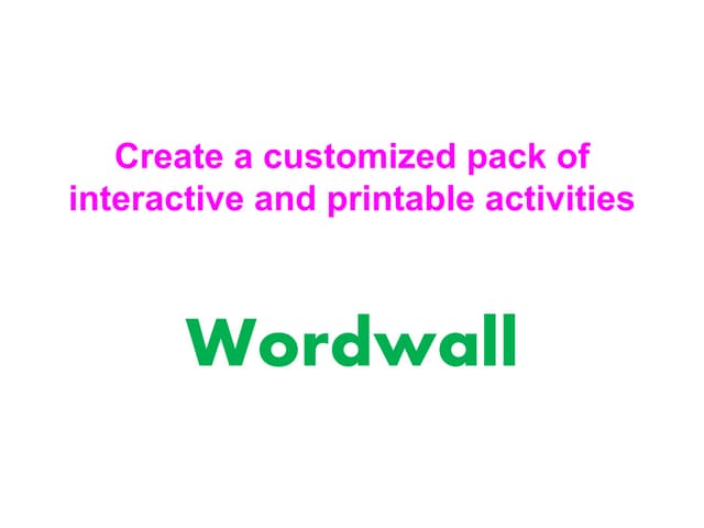 wordwall