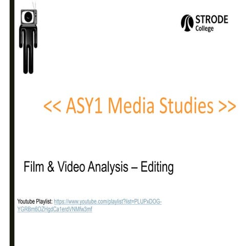 Asy1 moving image analysis  Editing