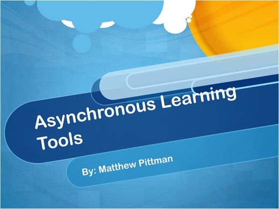 Synchronous tools | PPT