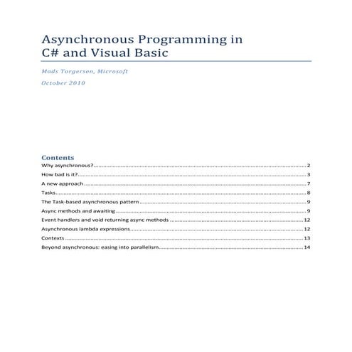 Asynchronyin net | PDF