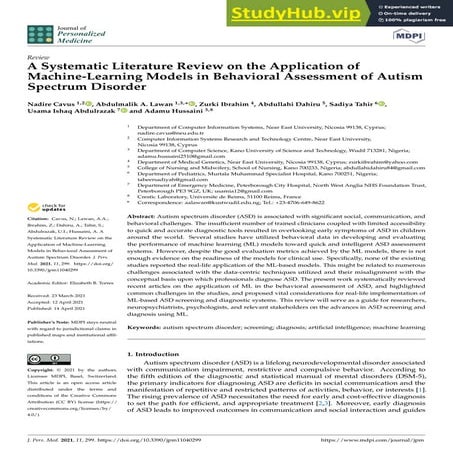 Analysis & Detection of autism spectrum disorder using ML (3)_RKS.pptx