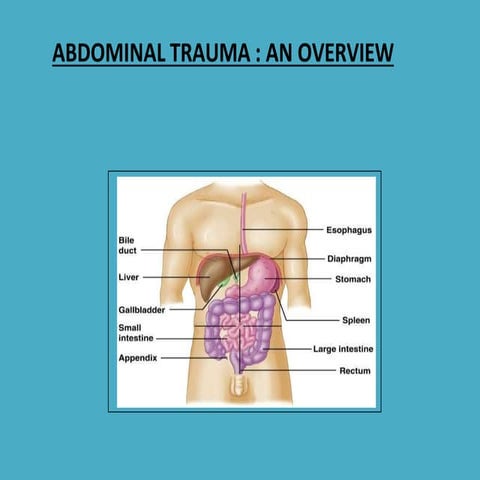 Abdominal trauma and assessment with primary and secondary survey. pptx