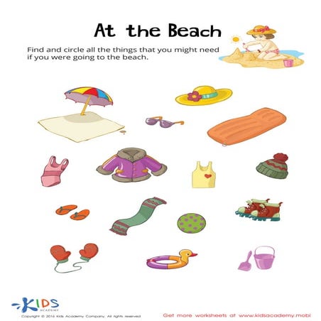 Sorting Worksheets Kindergarten