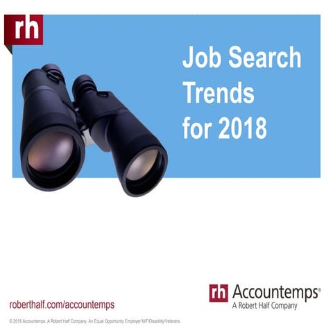 Job Search Trends for 2018