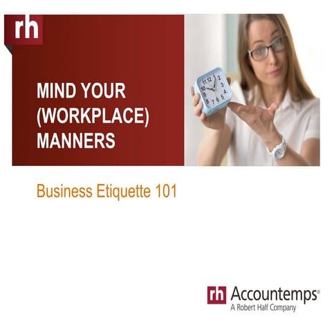 Mind Your (Workplace) Manners: Business Etiquette 101