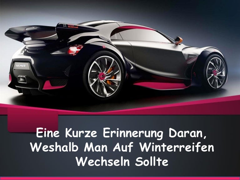 Eine Kurze Erinnerung Daran Weshalb Man Auf Winterreifen Wechseln So